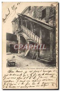 Postcard Meaux Old Staircase Old Chapter (XIII century)