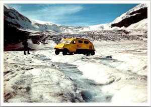 Canada Jasper Snowmobile Touring On The Athabasca Glacier