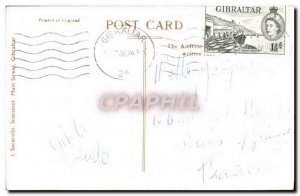 Postcard Modern Rock Gibraltar Moorish castle from Spain