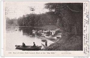 CEDAR FALLS, Iowa, PU-1907; Part of Cedar Falls Launch Fleet At The Big Eddy