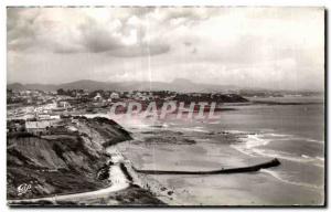 Postcard Old Bidart Guethary View to the Beach