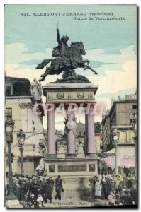 Old Postcard Clermont Ferrand P D Statue Vercingetotix