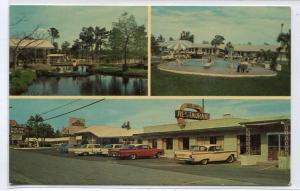 Bon Air Motel Cars US 301 Jesup Georgia postcard