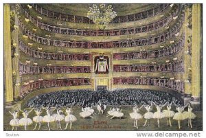 Interior, Interno Teatro Della Scala, Milano (Lombardy), Italy, 1900-1910s