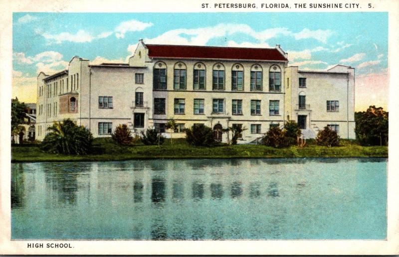 Florida St Petersburg High School Curteich