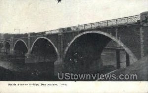 Sixth Ave Bridge - Des Moines, Iowa IA  