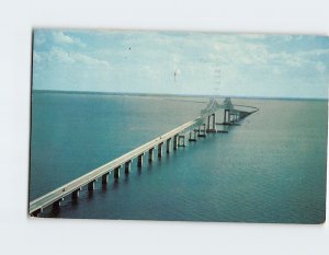 Postcard Sunshine Skyway Bridge St. Petersburg Florida USA