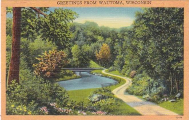 Wisconsin Greetings From Wautoma