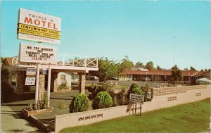 Triple K Motel Hemet CA California Unused Vintage Postcard H36