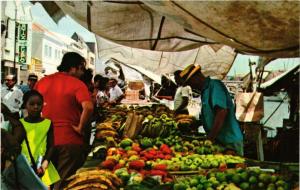 CPM AK Schooner market in downtown Willemstad CURACAO (660441)