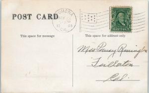 RPPC  POMONA, CA California   PRESBYTERIAN  CHURCH   1908    Postcard