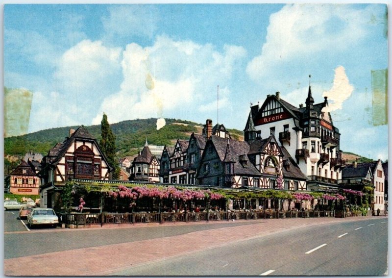 Postcard - Krone - Assmannhausen, Germany