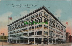 America Postcard - Olds Wortman & King Dept Store, Portland, Oregon   RS25160