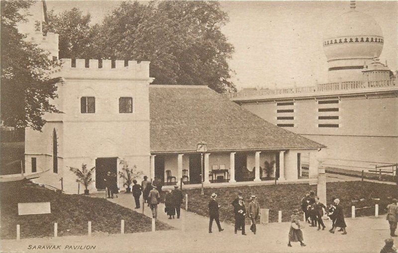 Postcard exhibitions British Empire Exhibition Sarawak pavilion 1924