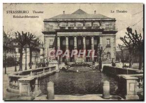 Old Postcard The Theater Strasbourg