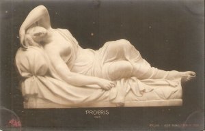 Nude. Progress Fine art, sceulpture.Old vintage German postcard