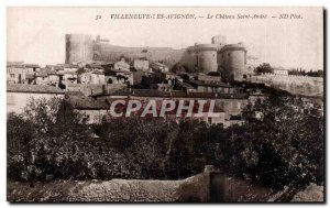 Villeneuve Avignon Old Postcard The Chateau Saint Andre