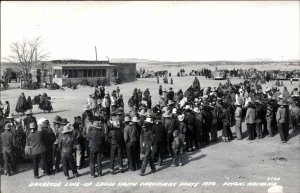 Pinon Arizona AZ Barbecue Shine Smith Xmas  Party 1950 Autograph RPPC RARE!