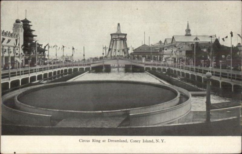 Coney Island NY Circus Ring at Dreamland c1905 Postcard