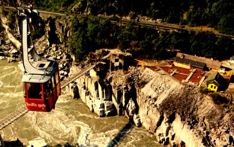 Canada - BC, Fraser Canyon. Hell's Gate  (Aerial Lift)