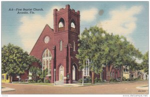 First Baptist Church, ARCADIA, Florida, 1930-1940s