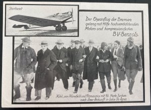 Mint PPC Germany Postcard Early Aviation Bremen Exhibition Junker