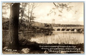 The Catholic Order Of Forester's Bridge Mundelein Illinois RPPC Photo Postcard