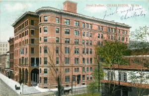 Postcard 1908 West Virginia Charleston Hotel Ruffner occupational WV24-3020