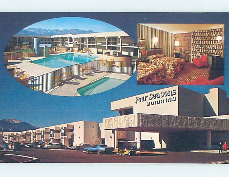 Unused Pre-1980 MOTEL SCENE Colorado Springs CO G7184