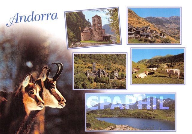 Postcard Modern Andorra