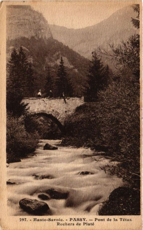 CPA Haute-Savoie - PASSY - Pont de la Tetax - Rochers de Plate (450005)