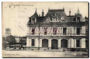 Old Postcard Bank Caisse d & # 39Epargne Valencia