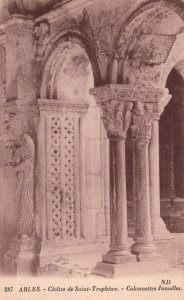 Cloitre de Saint-Trophime,Colonettes Jumelles,Arles,France BIN