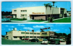 ST. PETERSBURG, Florida FL ~ Advertising CITIZENS NATIONAL BANK 1950s  Postcard