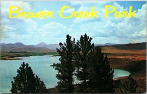 Beaver Creek Park Havre Bear Paw Mountains Montana Postcard