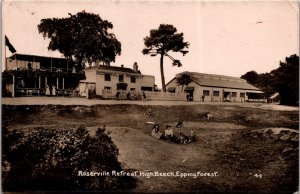 RPPC Roserville Retreat, High Beech, Epping Forest Vintage Postcard V61