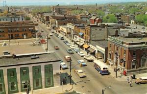 Sault Ste Marie Canada Birdseye View Of City Vintage Postcard K95478