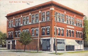 Postcard Masonic Temple in South Bend, Indiana~129119