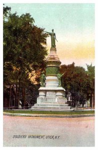 Postcard MONUMENT SCENE Utica New York NY AR1236