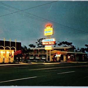 8 Oversized c1960s Chula Vista CA Cavalier Motor Hotel Postcard Emma Pancake 1S