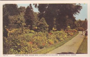 Canada Niagara Falls Shrubs and Rose Garden Near Administration Building