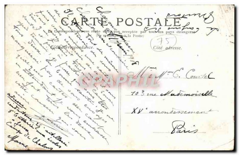 Old Postcard Paris Gare Saint Lazare