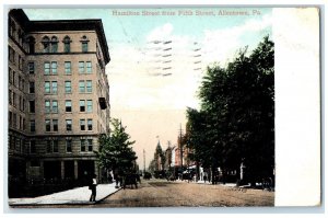 1908 Hamilton Street Fifth Street Allentown Pennsylvania PA Souvenir Postcard