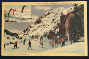 Postcard Unused 873-The Lodge Alta Salt Lake City UT LB