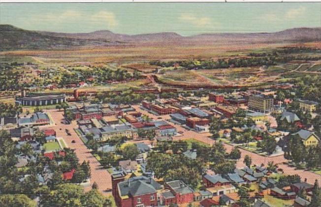 New Mexico Raton Birds Eye View From Goat Hill Curteich