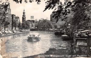 BR17673 Amsterdam Singel with Mint Tower  netherlands