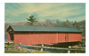 MA - Ware-Gilbertsville. Ware River Covered Bridge