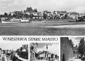 B66055 Poland Warszawa multiviews boats bateaux