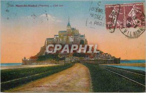 Old Postcard Mont St Michel Cote Sud Channel