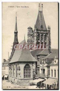 Old Postcard The Eagle Church of Saint Martin